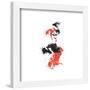Gallery Pops DC Comics Harley Quinn - Classic Harley Stencil Wall Art-Trends International-Framed Gallery Pops