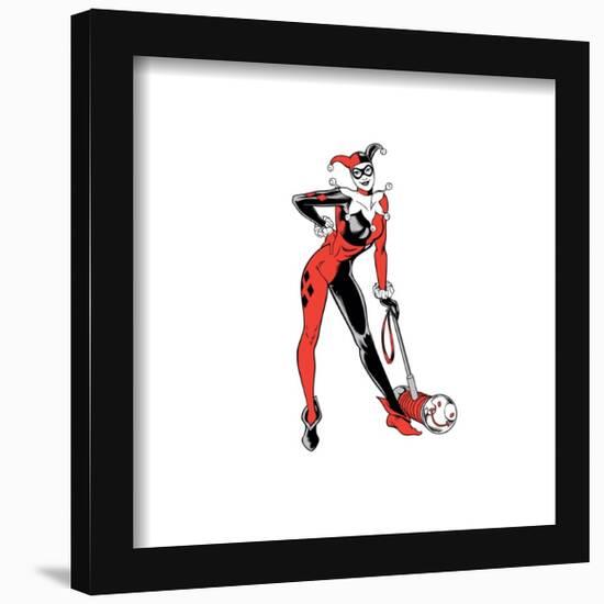 Gallery Pops DC Comics Harley Quinn - Classic Harley With Hammer Wall Art-Trends International-Framed Gallery Pops