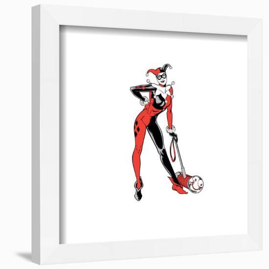 Gallery Pops DC Comics Harley Quinn - Classic Harley With Hammer Wall Art-Trends International-Framed Gallery Pops