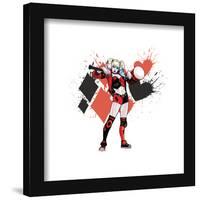 Gallery Pops DC Comics Harley Quinn - Harley Hearts and Diamonds Wall Art-Trends International-Framed Gallery Pops