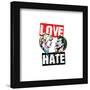 Gallery Pops DC Comics Harley Quinn - Harley Joker Love Hate Wall Art-Trends International-Framed Gallery Pops