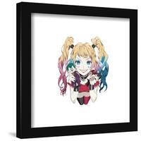 Gallery Pops DC Comics Harley Quinn - Harley Puddin' Batman And Joker Dolls Wall Art-Trends International-Framed Gallery Pops