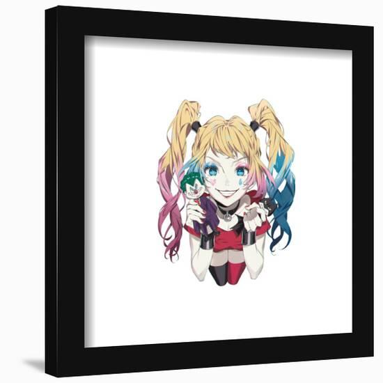 Gallery Pops DC Comics Harley Quinn - Harley Puddin' Batman And Joker Dolls Wall Art-Trends International-Framed Gallery Pops