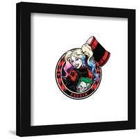 Gallery Pops DC Comics Harley Quinn - Puddin' Badge Wall Art-Trends International-Framed Gallery Pops