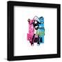 Gallery Pops DC Comics - Harley Quinn Rebel Heart Collage Wall Art-Trends International-Framed Gallery Pops