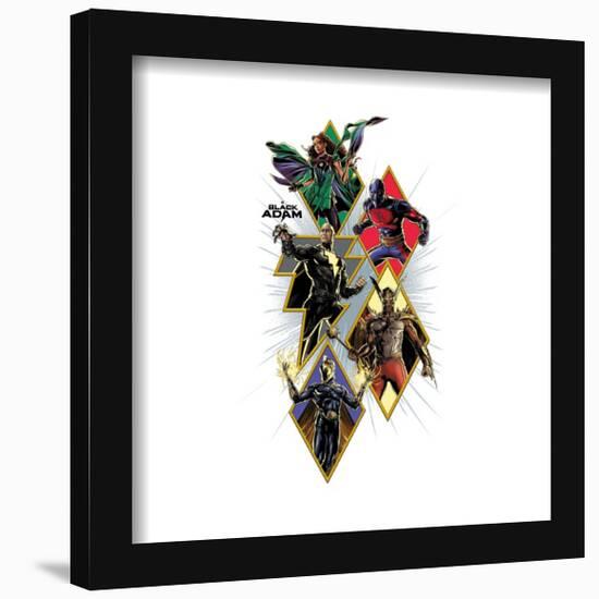 Gallery Pops DC Comics Movie Black Adam - Black Adam Geometric Graphic  Wall Art-Trends International-Framed Gallery Pops