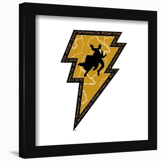 Gallery Pops DC Comics Movie Black Adam - Black Adam Lightning Icon Wall Art-Trends International-Framed Gallery Pops