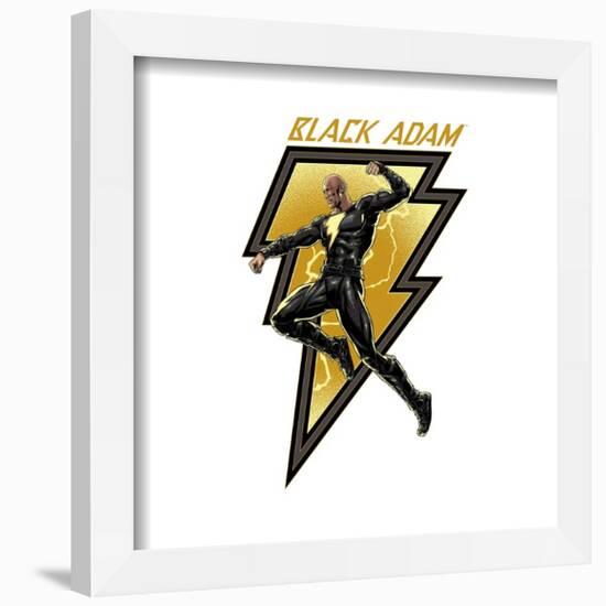 Gallery Pops DC Comics Movie Black Adam - Black Adam Lightning Pose Wall Art-Trends International-Framed Gallery Pops