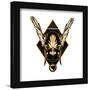 Gallery Pops DC Comics Movie Black Adam - Hawkman Character Badge Wall Art-Trends International-Framed Gallery Pops