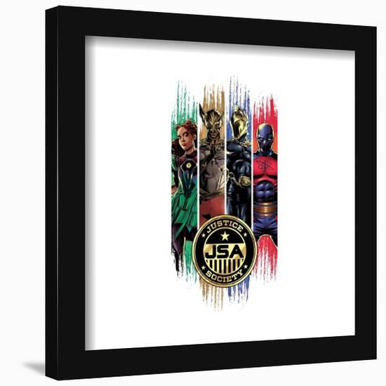 Gallery Pops DC Comics Movie Black Adam - Justice Society Hero Graphic Wall Art-Trends International-Framed Gallery Pops