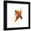 Gallery Pops DC Comics Movie The Flash - Lightning Graphic Wall Art-Trends International-Framed Gallery Pops