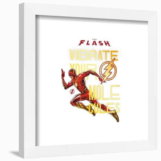 Gallery Pops DC Comics Movie The Flash - Vibrate Your Molecules Wall Art-Trends International-Framed Gallery Pops