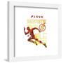 Gallery Pops DC Comics Movie The Flash - Vibrate Your Molecules Wall Art-Trends International-Framed Gallery Pops