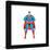 Gallery Pops DC Comics Superman - Classic Pose Wall Art-Trends International-Framed Gallery Pops