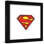 Gallery Pops DC Comics Superman - Classic S-Shield Logo Wall Art-Trends International-Framed Gallery Pops