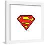 Gallery Pops DC Comics Superman - Classic S-Shield Logo Wall Art-Trends International-Framed Gallery Pops