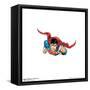 Gallery Pops DC Comics Superman - Flying Wall Art-Trends International-Framed Stretched Canvas