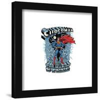 Gallery Pops DC Comics Superman - Man of Steel Lightning Graphic Wall Art-Trends International-Framed Gallery Pops