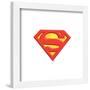 Gallery Pops DC Comics Superman - S-Shield Core Logo Wall Art-Trends International-Framed Gallery Pops