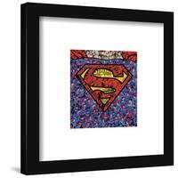 Gallery Pops DC Comics Superman - Superman Mosaic Wall Art-Trends International-Framed Gallery Pops