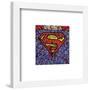 Gallery Pops DC Comics Superman - Superman Mosaic Wall Art-Trends International-Framed Gallery Pops