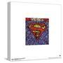 Gallery Pops DC Comics Superman - Superman Mosaic Wall Art-Trends International-Stretched Canvas