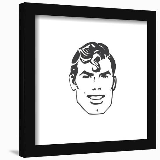 Gallery Pops DC Comics Superman - Superman Portrait Wall Art-Trends International-Framed Gallery Pops