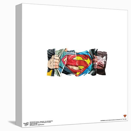 Gallery Pops DC Comics Superman - Up, Up And Away Wall Art-Trends International-Stretched Canvas