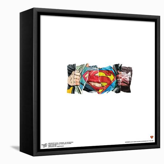 Gallery Pops DC Comics Superman - Up, Up And Away Wall Art-Trends International-Framed Stretched Canvas