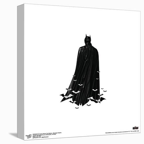 Gallery Pops DC Comics The Batman - Bat Cape Graphic Wall Art-Trends International-Stretched Canvas