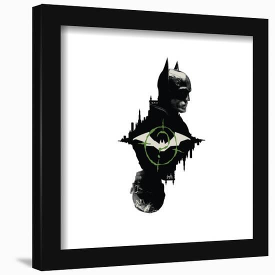 Gallery Pops DC Comics The Batman - Batman Riddler Duality Graphic Wall Art-Trends International-Framed Gallery Pops