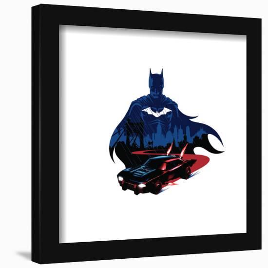 Gallery Pops DC Comics The Batman - Gotham Defender Graphic Wall Art-Trends International-Framed Gallery Pops