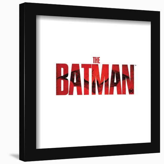 Gallery Pops DC Comics The Batman - Neo Noir Logo Wall Art-Trends International-Framed Gallery Pops