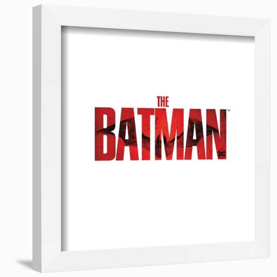 Gallery Pops DC Comics The Batman - Neo Noir Logo Wall Art-Trends International-Framed Gallery Pops