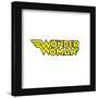 Gallery Pops DC Comics Wonder Woman - Classic Text Logo Wall Art-Trends International-Framed Gallery Pops