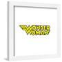 Gallery Pops DC Comics Wonder Woman - Classic Text Logo Wall Art-Trends International-Framed Gallery Pops