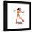 Gallery Pops DC Comics Wonder Woman - Classic Wonder Woman Graphic Wall Art-Trends International-Framed Gallery Pops