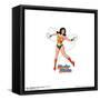 Gallery Pops DC Comics Wonder Woman - Classic Wonder Woman Graphic Wall Art-Trends International-Framed Stretched Canvas