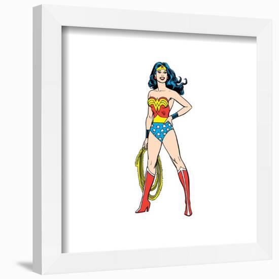 Gallery Pops DC Comics Wonder Woman - Classic Wonder Woman With Lasso Wall Art-Trends International-Framed Gallery Pops