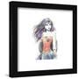 Gallery Pops DC Comics Wonder Woman - Color Sketch Wall Art-Trends International-Framed Gallery Pops