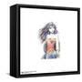 Gallery Pops DC Comics Wonder Woman - Color Sketch Wall Art-Trends International-Framed Stretched Canvas