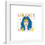 Gallery Pops DC Comics Wonder Woman - Craft Doodle Sketch Wall Art-Trends International-Framed Gallery Pops