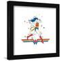 Gallery Pops DC Comics Wonder Woman - Doodle Sketch Wall Art-Trends International-Framed Gallery Pops