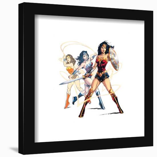 Gallery Pops DC Comics Wonder Woman - History of Empowerment Wall Art-Trends International-Framed Gallery Pops
