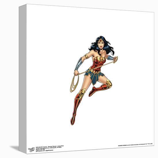 Gallery Pops DC Comics Wonder Woman - Lasso Pose Wall Art-Trends International-Stretched Canvas