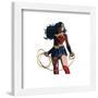 Gallery Pops DC Comics Wonder Woman - Minimalist Wonder Woman Lasso Pose Wall Art-Trends International-Framed Gallery Pops