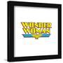 Gallery Pops DC Comics Wonder Woman - Wonder Woman Classic Text Wall Art-Trends International-Framed Gallery Pops