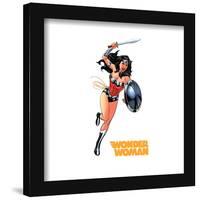 Gallery Pops DC Comics Wonder Woman - Wonder Woman In Flight Wall Art-Trends International-Framed Gallery Pops