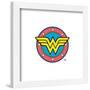 Gallery Pops DC Comics Wonder Woman - Wonder Woman Shield Icon Wall Art-Trends International-Framed Gallery Pops