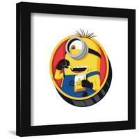 Gallery Pops Despicable Me 4 - Carl Character Badge Wall Art-Trends International-Framed Gallery Pops
